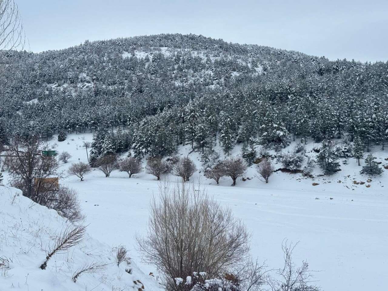 Konya’yı beyaza bürüyen kar gitti, geride bu manzaralar kaldı 8